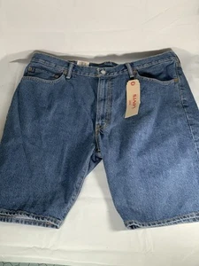 Levi’s 505 Denim Blue Jeans Regular Shorts Mens 40 - Picture 1 of 5