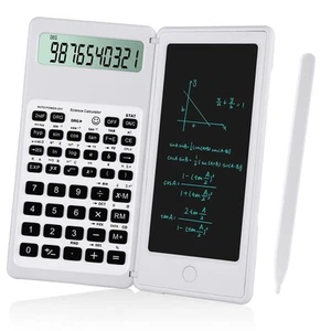 for Students 10 Digit Large Screen Math Calculator with Notepad Classroom Must H - Picture 1 of 7