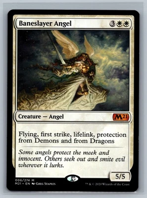 Magic The Gathering Core Set 2021 Baneslayer Angel #006/274 MTG TCG CCG M21 - Image 1 of 2