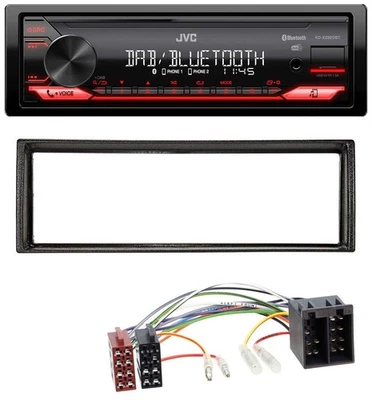 JVC Bluetooth USB DAB MP3 Autoradio für VW Golf 2 83-92 Jetta II 84-92 T4 90-03 - Bild 1 von 4