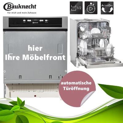 Bauknecht teilintegrierter Geschirrspüler 60cm 13 Massgedecke Auto Türöffnung - Bild 1 von 4