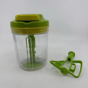 Tupperware Extra Chef II Manual Rondo Chopper 730ML Green/Yellow Camping Kitchen - Picture 1 of 7
