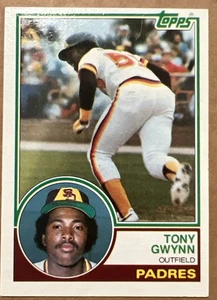 1983 Topps Tony Gwynn Rookie #482 Ex HOF Small Scratch On Card. - Picture 1 of 2