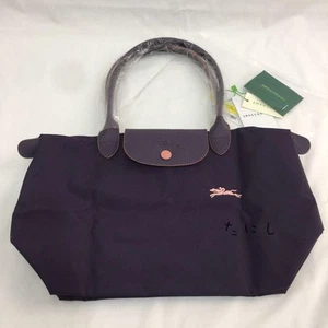 Longchamp Le Pliage Tote Bag Shoulder Bag M Purple Nylon New From Japan - Picture 1 of 9