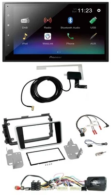 Pioneer DAB Lenkrad Bluetooth 2DIN USB Autoradio für Nissan Micra 2017-2019 - Bild 1 von 4