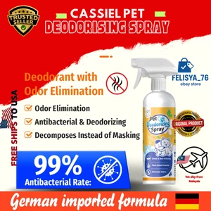 Cassiel Pet Odor Remover Stain Eliminator Spray with Bio-Enzyme For Dogs Cats - Picture 1 of 9