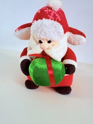 Christmas Musical Santa Claus Is Coming To Town Music Plush Novelty Toy Deco 9” - Image 1 of 3