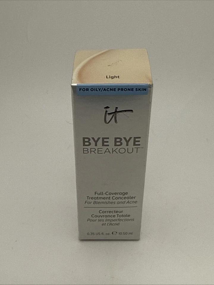 IT COSMETICS Bye Bye Breakout LIGHT Full Coverage Concealer BNIB  (A6) - Image 1 of 1