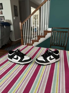 Nike Dunk Low Retro White Black SIZE 3.5Y CW1590-100 - Picture 1 of 7