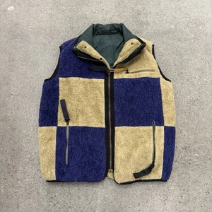 KAPITAL Wollfleece Wendeweste kariert Größe 0 - Bild 1 von 11