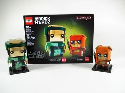 Lego Brickheadz Star Wars Paquete de 2 PRINCESA LEIA Y WICKET en Caja Personalizada Foto 1 de 4