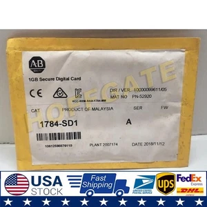 NEW Allen-Bradley 1784-SD1 Secure Digital Card 1784SD1 FREE SHIP - Picture 1 of 5