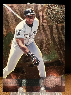 Frank Thomas 1996 Fleer Metal Universe béisbol #40 White Sox Foto 1 de 2