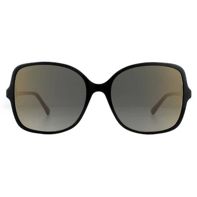 Jimmy Choo Sunglasses JUDY/S 807 FQ Black Transparent Gray Gradient Gold Mirror - Image 1 of 4