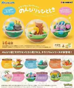 New Re-Ment Pokemon Terrarium Collection Relaxing Time Full Comp set of 6 BOX - Picture 1 of 3