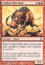 VULSHOK WAR BOAR X4 4 4X Darksteel MTG Magic the Gathering Cards DJMagic