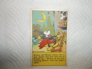 1930er MAIER'S BREAD MICKEY MOUSE REZEPTKARTE RETTUNG MINNIE AUSTER REZEPT - Bild 1 von 2