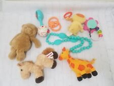 Lot of 8 Developmental Baby Toys Teething Beads Bundle Used