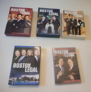 Boston Legal Complete Series Seasons 1-5 (1 2 3 4 5) DVD Sets Spader Shatner - Picture 1 of 3