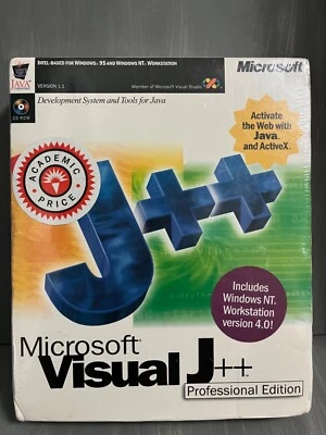 Microsoft Visual J++ Professional Edition_Java Tools_For Windows 95 & NT - Image 1 of 4