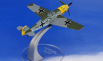 1:72 Me 109 E-1 von Pilot Helmut Wick, Luftwaffe 2. Weltkrieg, Corgi, Metall - Bild 1 von 3