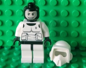 Lego Minifigure Figure Scout Trooper Patterned Head Star Wars 9489 sw0005b