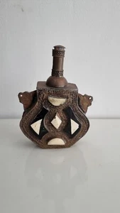 Vase, Orientalist Gourd Middle East Berber Tuareg. Pot Gourd Orientalist - Picture 1 of 8