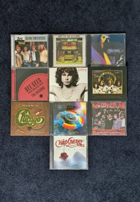 Variety-Blues Rock, Classic Rock, Pop, Rock-Music CDs (1 Lot of 10 CDs) Foto 1 de 2