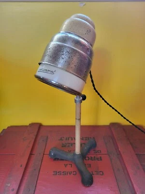 ANCIENNE LAMPE CASQUE SÈCHE CHEVEUX PARAMOUTH COIFFEUR VINTAGE   - Photo 1/4