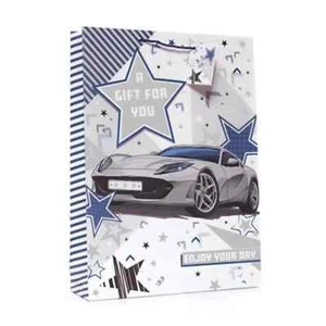 Happy Birthday CAR JUST FOR YOU FOR YOU X Large Birthday Gift Bag - Picture 1 of 2