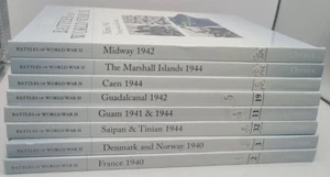 Lot of 8 Osprey Milirary Books - Campaigns Series, Battles of World War 2, HC - Picture 1 of 12