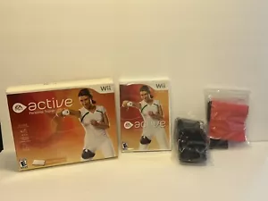 Wii EA Sports Active Personal Trainer Set NEW unused game & accessories Nintendo - Picture 1 of 3