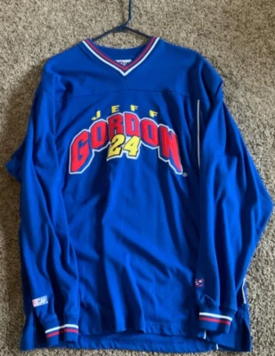 Nueva Sudadera Jeff Gordon 24 De Colección Chase Authentics Azul Rayas Cuello Talla L Foto 1 de 3