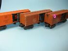 16. LOT of 3 LIONEL 3464  "O" gauge OPERATING BOX CAR FREIGHT CARS