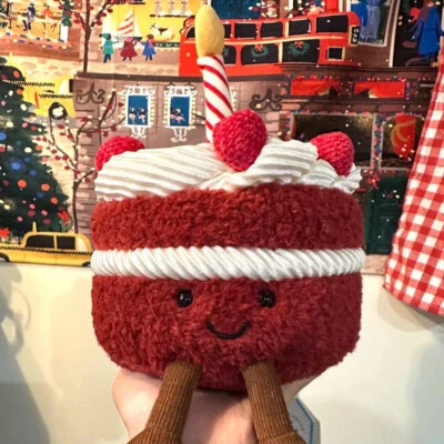 Jellycat Amuseables Cheri Cake Food Plush Cute Soft Stuffed Plush Toy - Image 1 of 4
