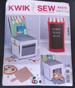 Kwik Sew Pattern K4270 ~ Coprisedia Pizza Shop e Accessori Giocattolo Pizzeria - Foto 1 di 2