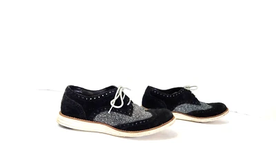Zapatos para mujer Cole Haan Lunargrand punta de ala Oxford gamuza lunares punteados 6B Foto 1 de 4