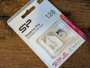 128mg Micro SD with Adaptor - Photo 1 sur 2
