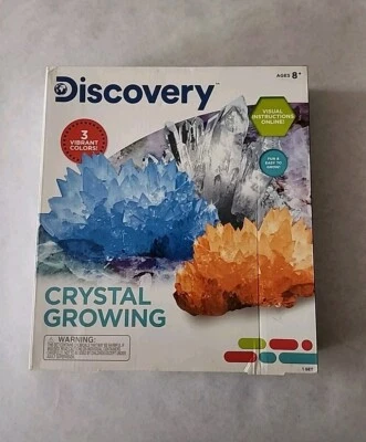 Kit de cultivo Discovery Crystal. Nuevo en caja. Edades 8 Plus. Cultiva tus propios cristales. Foto 1 de 4