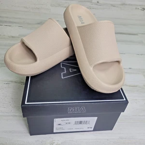 Mia Camyl Sand Eva Slip On Slide Sandals Shoes 8 M New With Box Reg $29.99 - Picture 1 of 14