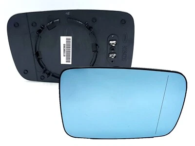 Spiegelglas Spiegel Glas Blau Rechts beheizbar passend für E46 Coupe + Cabrio - Bild 1 von 4