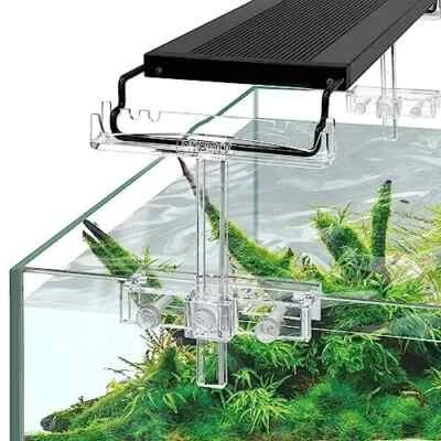 Aquarium Light Riser Adjustable Clear Acrylic Fish Tank Led Light Stand Aquarium