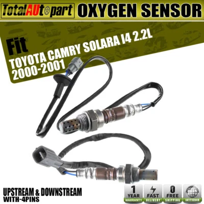2x Sensores de oxígeno O2 para Toyota Camry Solara 2000-2001 aguas arriba y aguas abajo 250-24839 Foto 1 de 4