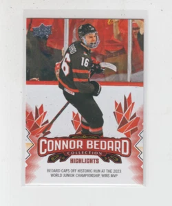 2023-24 Upper Deck Connor Bedard Collection Highlights card #3 - Bild 1 von 2