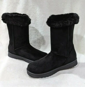 So Women's Abigail Black Faux-Fur Winter Boots - Size 7/8/9/10/11 NWB - Picture 1 of 6