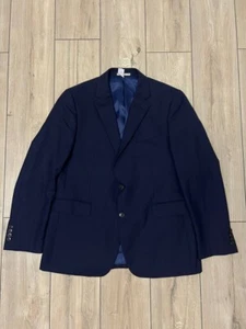 Men's Chester Blazer Wool Jacket Navy 44R M-L classic - Picture 1 of 11