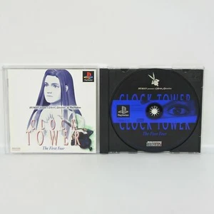 Used Human 1997 CLOCK TOWER The First Fear Sony Playstation Japanese Retro Game - Picture 1 of 12