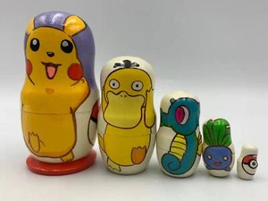 MADE IN UKRAINE! Nesting Doll Cartoon 4.3in, Handmade Nesting Doll, Hand - Picture 1 of 4