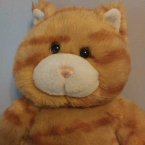 Vintage 1997 Build A Bear BAB Striped Orange Tabby Kitty Cat Plush 15" Soft - Picture 1 of 13
