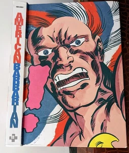 AMERICAN BARBARIAN HC Tom Scioli - Adhouse 2012 1st print ex-library  - Picture 1 of 6